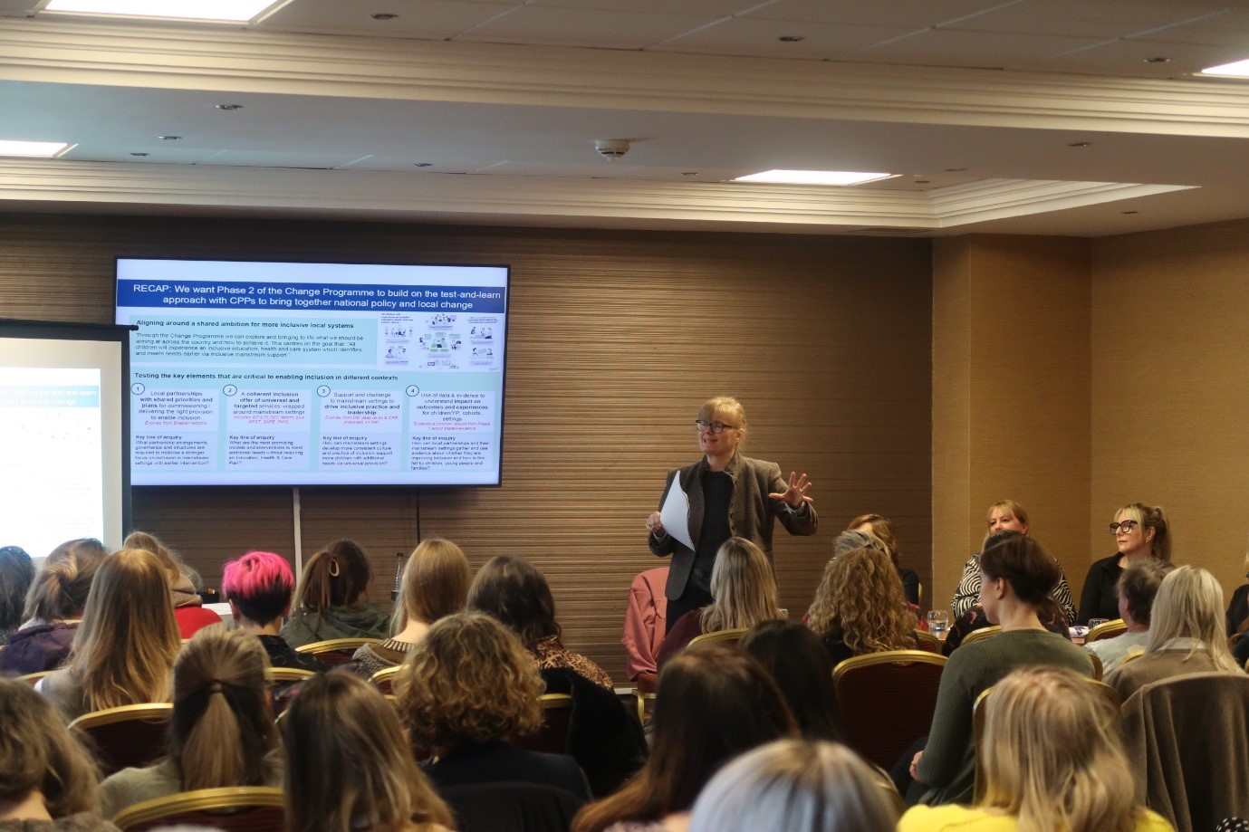 Kirsten Harrison Speaking At The SEND Information Fair 2025