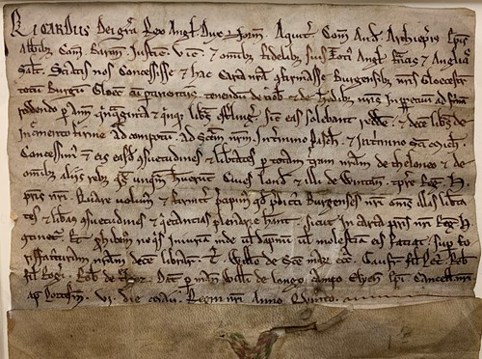 An image of an old document