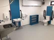 Perspective 1 of new hygiene suite at The Shrubberies