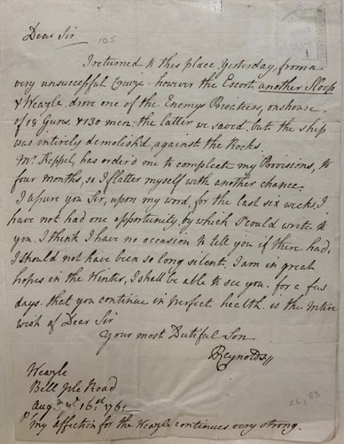 An image of an old letter