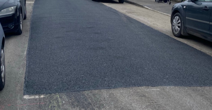 Photo of Seymour road patching work completed